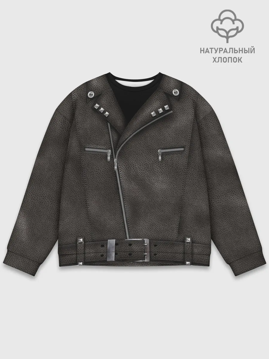 Мужской свитшот базовый / Косуха Байкерская