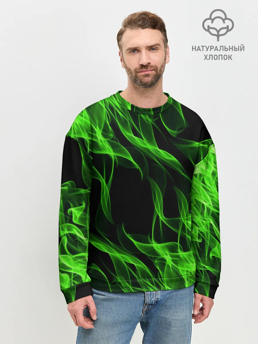 Мужской свитшот базовый / TOXIC FLAME