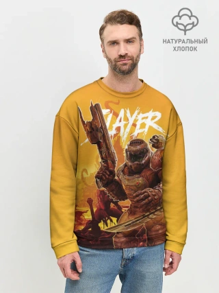 Мужской свитшот базовый / Doom Slayer