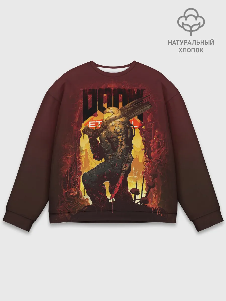 Мужской свитшот базовый / Doom Eternal