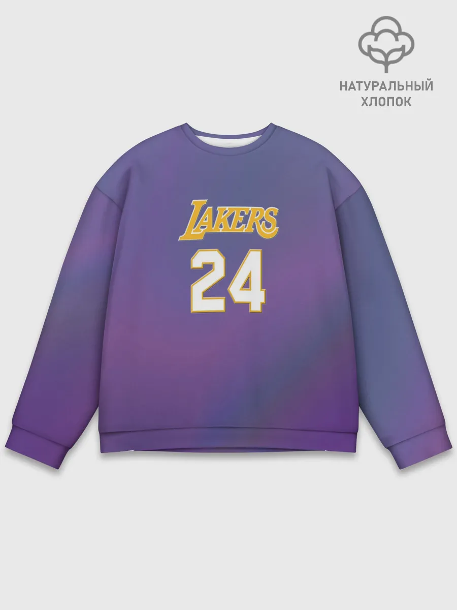 Мужской свитшот базовый / Los Angeles Lakers / Kobe Brya