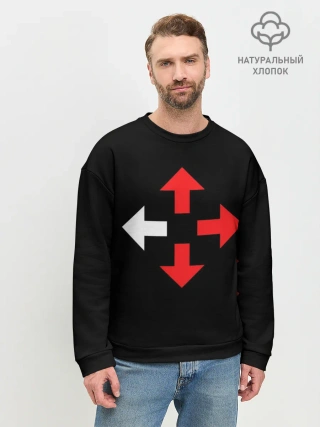 Мужской свитшот базовый / Three Days Grace