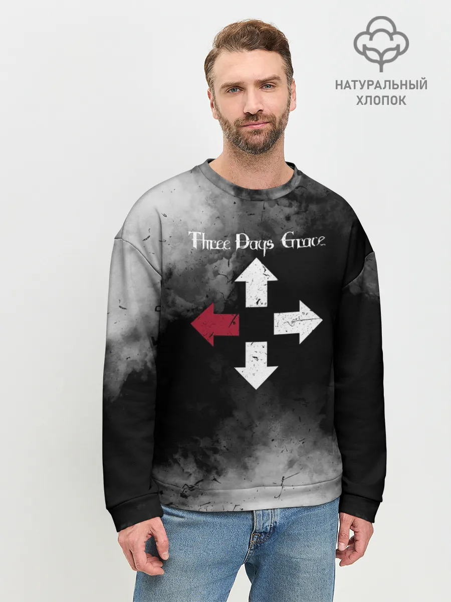 Мужской свитшот базовый / Three Days Grace