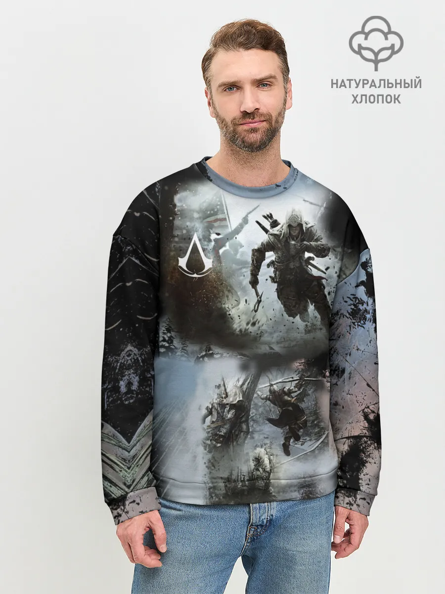 Мужской свитшот базовый / Assassin’s Creed