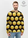 Мужской свитшот базовый / New Emoji