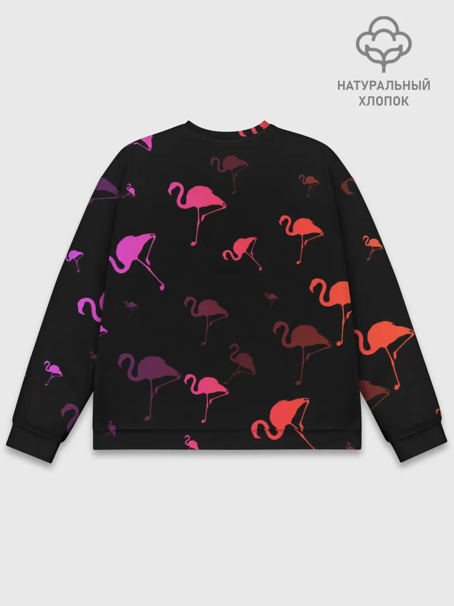 Мужской свитшот базовый / Фламинго