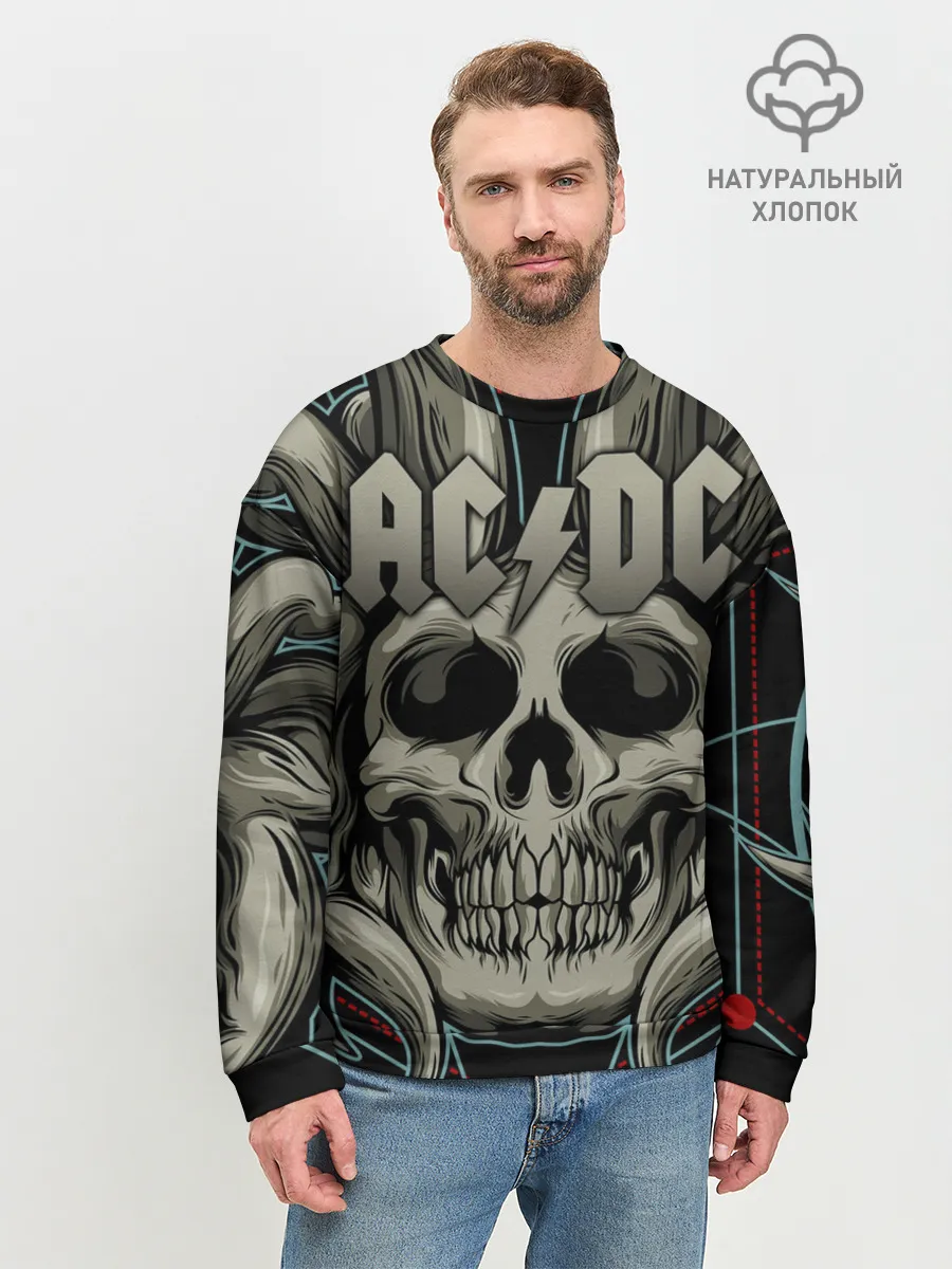 Мужской свитшот базовый / AC/DC