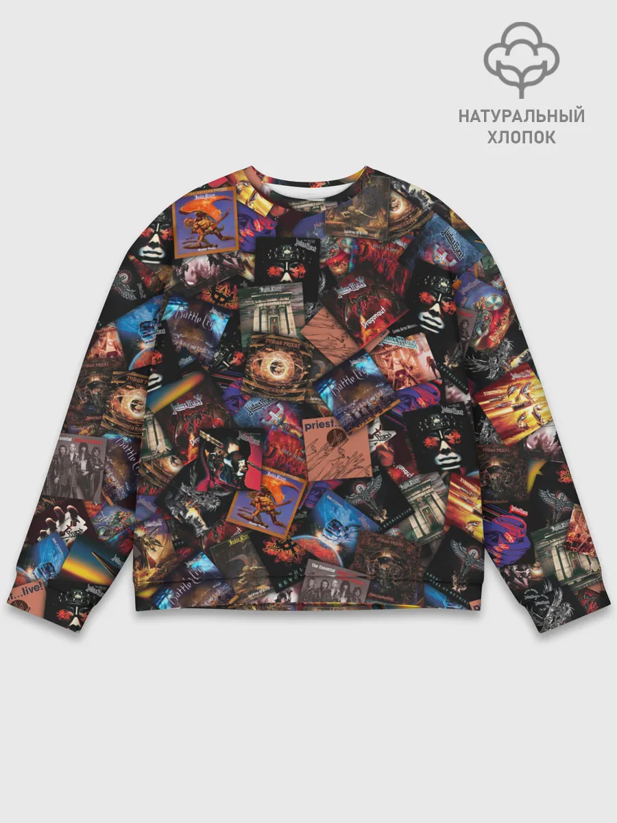 Мужской свитшот базовый / Judas Priest Дискография