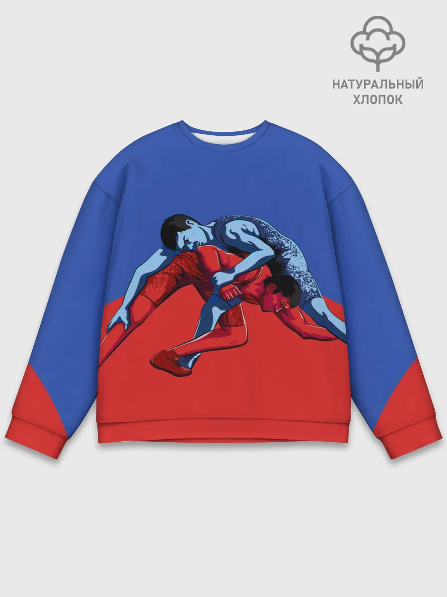 Мужской свитшот базовый / Борьба