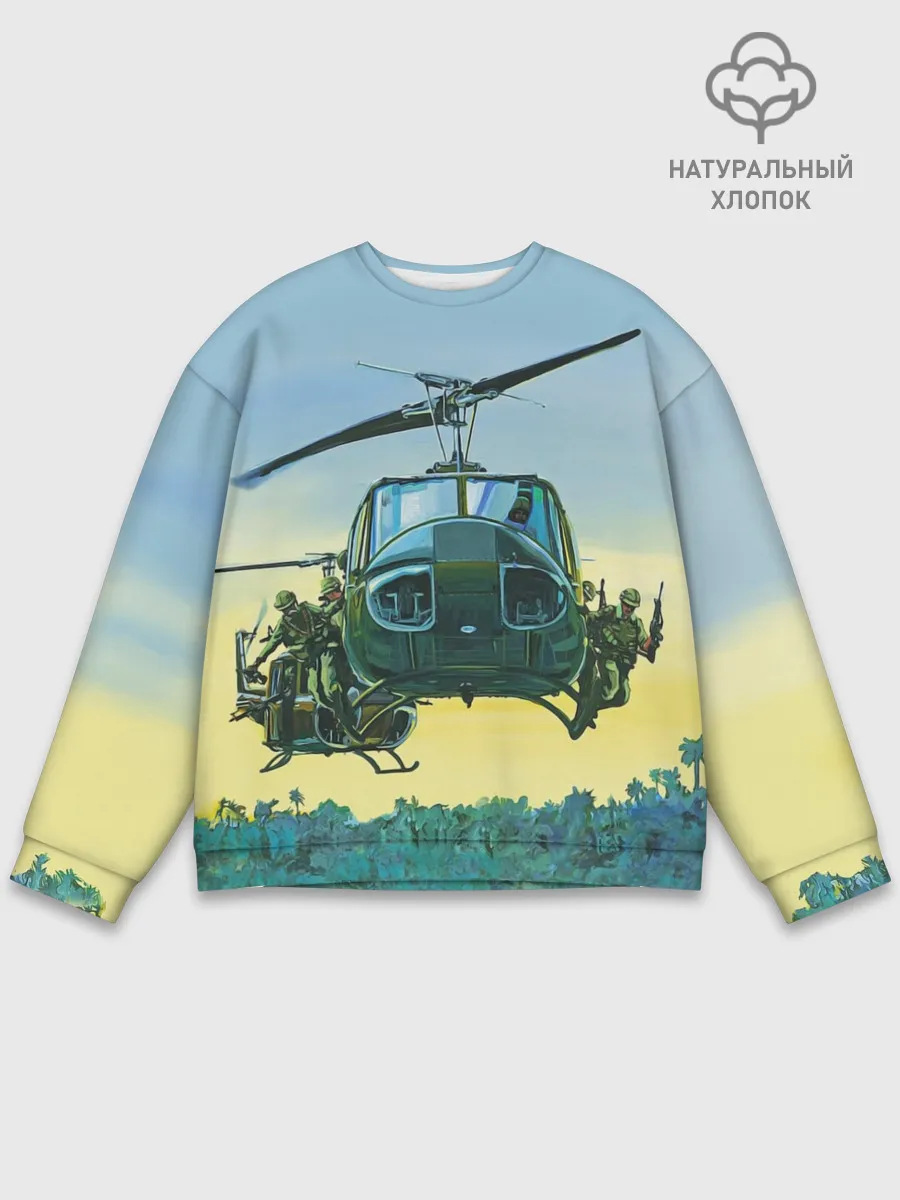 Мужской свитшот базовый / Вертолеты