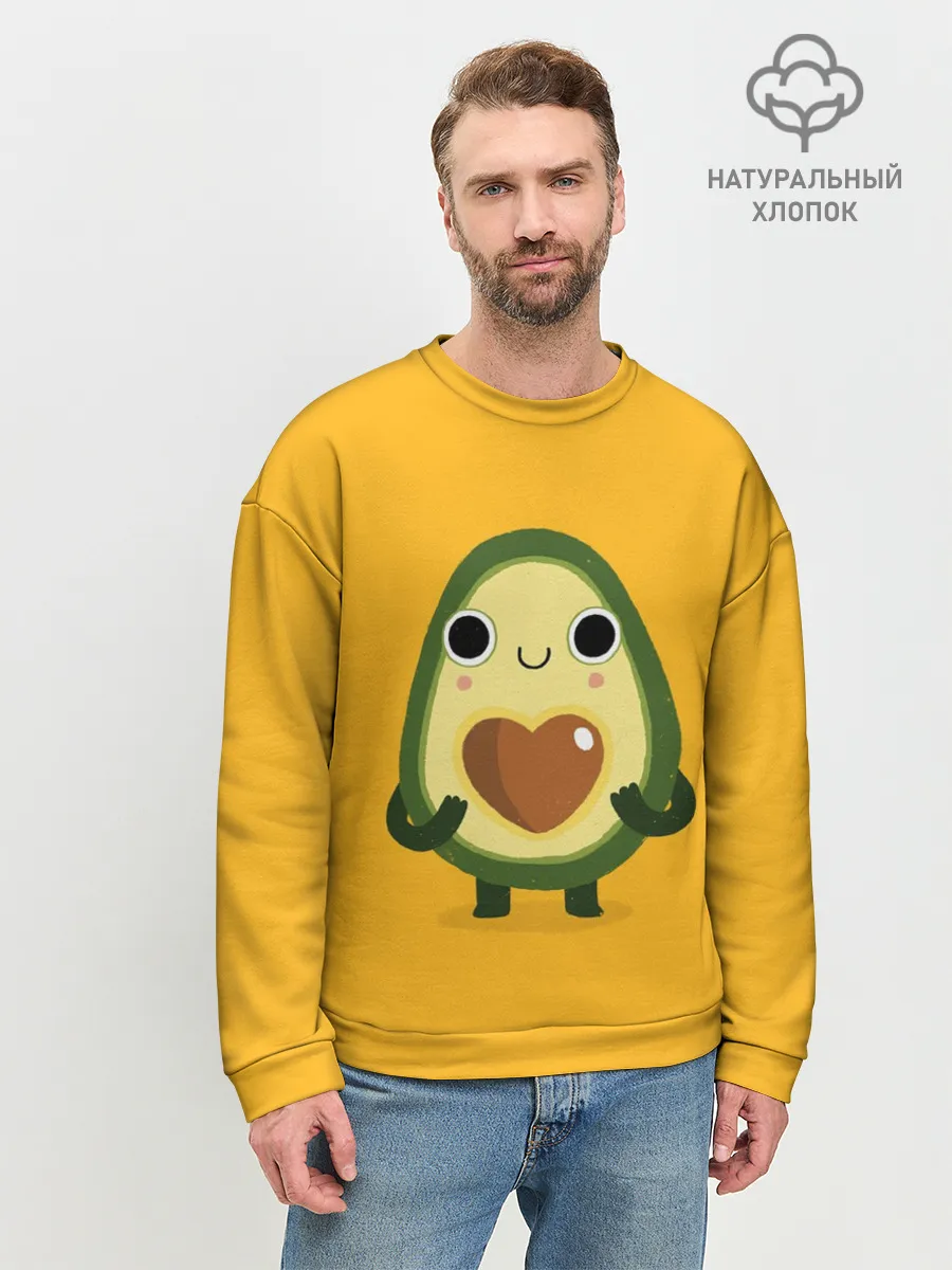 Мужской свитшот базовый / AVOCADO