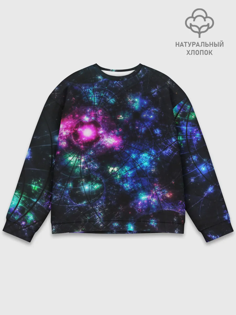 Мужской свитшот базовый / АБСТРАКЦИЯ КОСМОСА