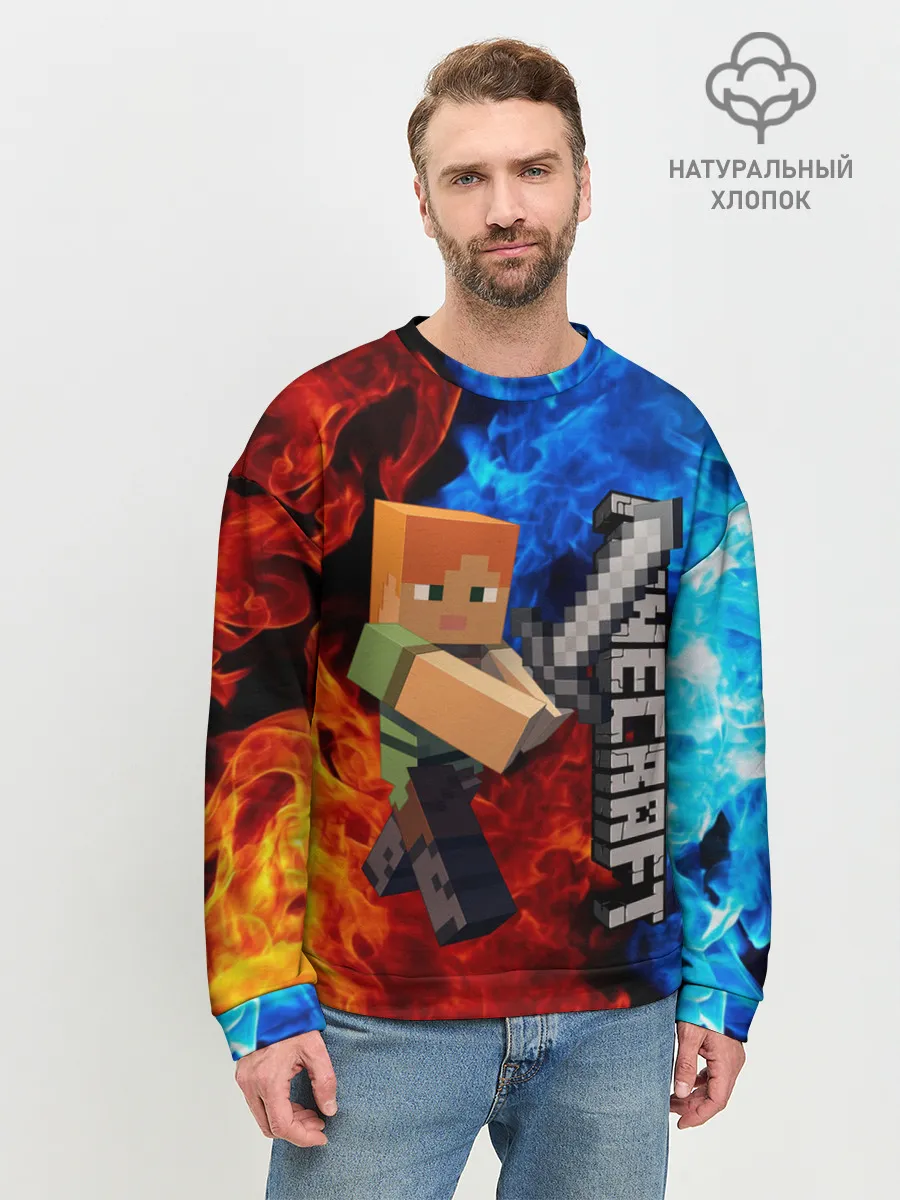 Мужской свитшот базовый / MINECRAFT
