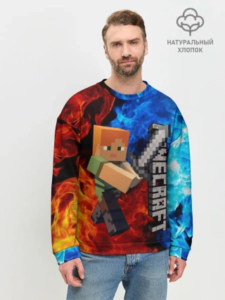 Мужской свитшот базовый / MINECRAFT