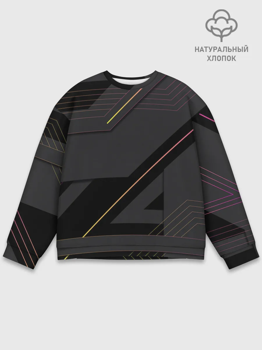 Мужской свитшот базовый / Modern Geometry