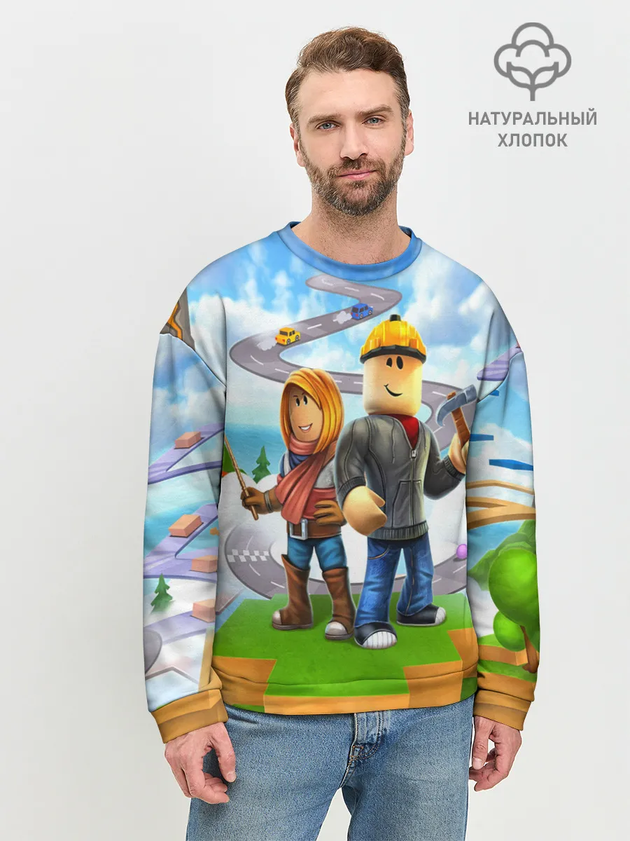 Мужской свитшот базовый / ROBLOX