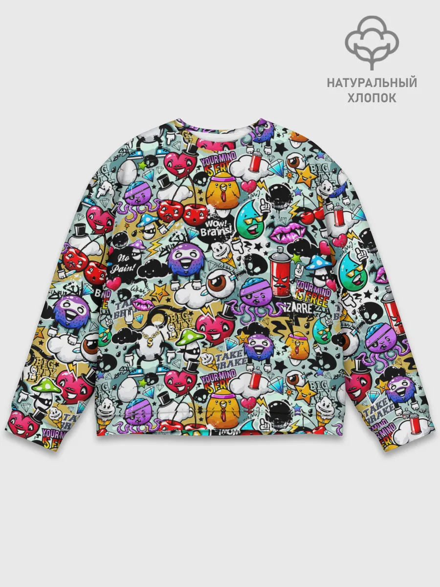 Мужской свитшот базовый / Stickerboom