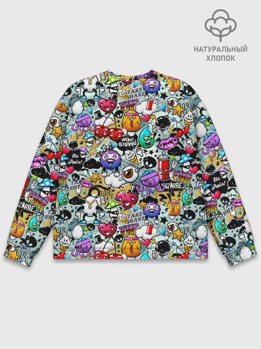 Мужской свитшот базовый / Stickerboom