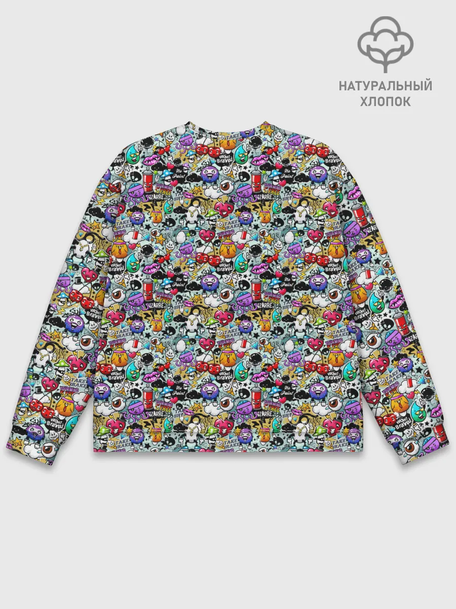 Мужской свитшот базовый / Stickerboom