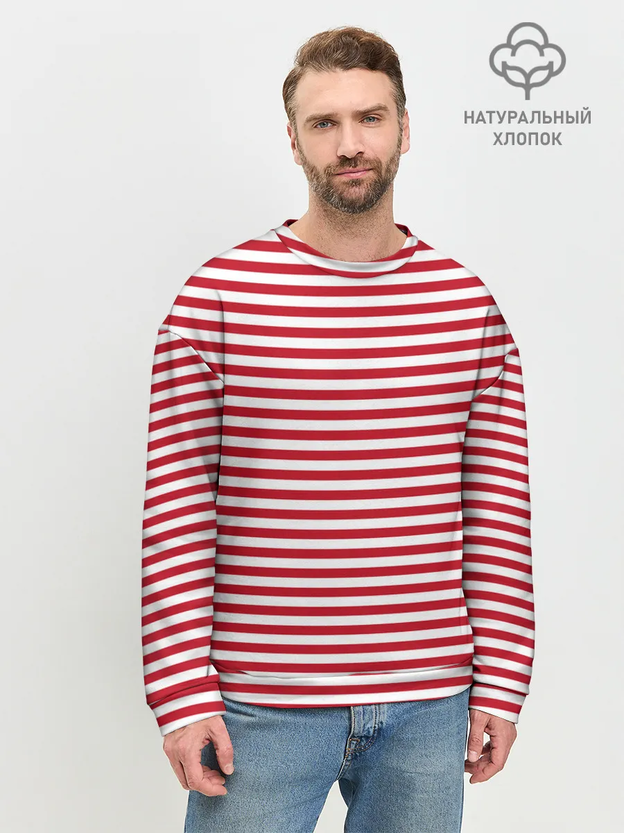 Мужской свитшот базовый / Тельняшка Внутренних Войск