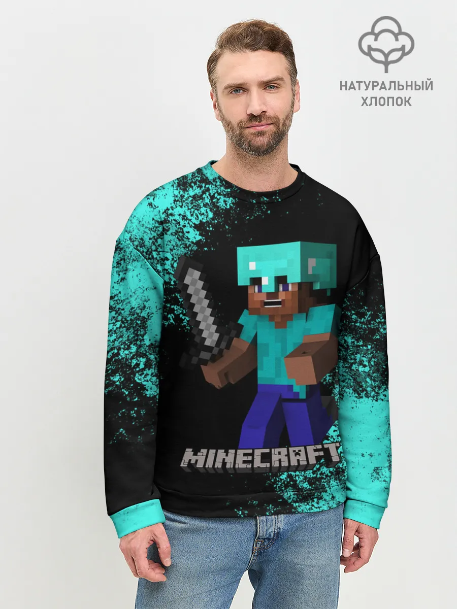 Мужской свитшот базовый / MINECRAFT