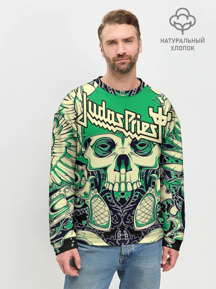 Мужской свитшот базовый / JUDAS PRIEST | ДЖУДАС ПРИСТ