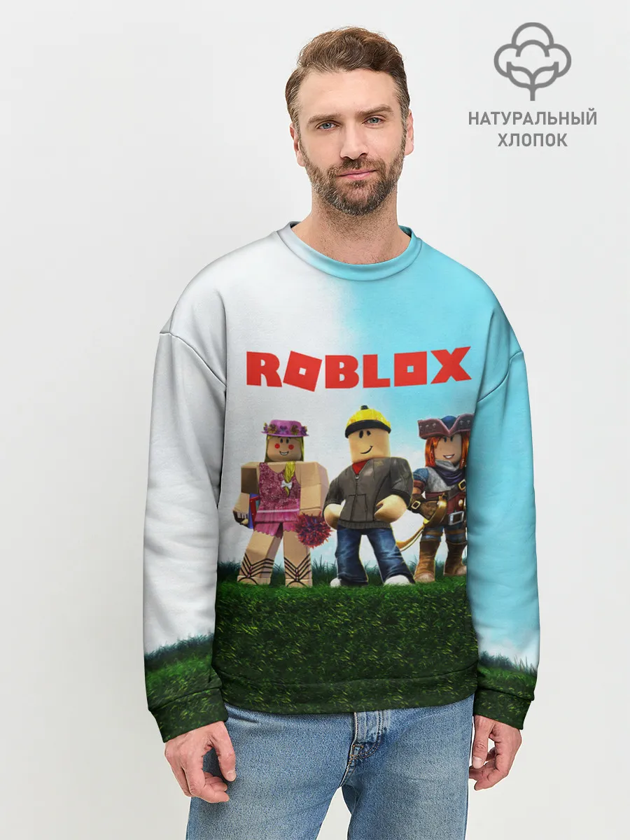 Мужской свитшот базовый / ROBLOX
