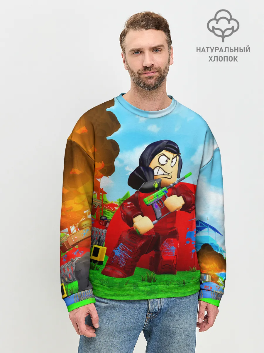Мужской свитшот базовый / ROBLOX