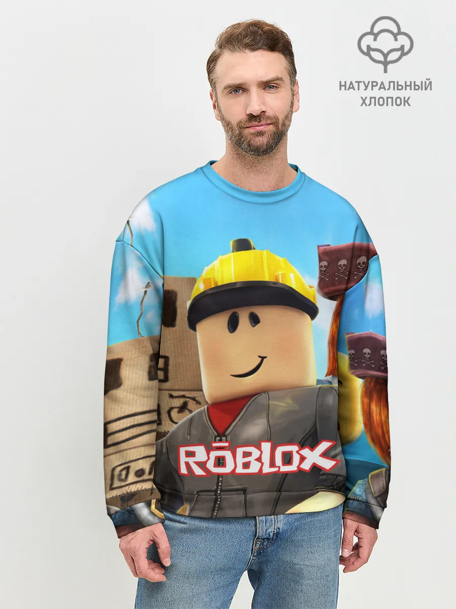 Мужской свитшот базовый / ROBLOX