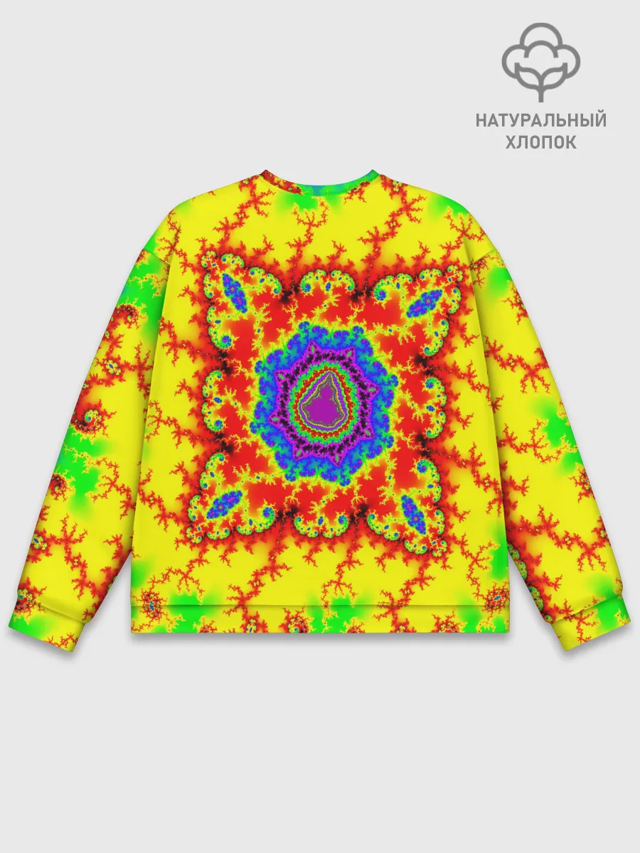 Мужской свитшот базовый / АБСТРАКТНЫЕ РАЗРЫВЫ