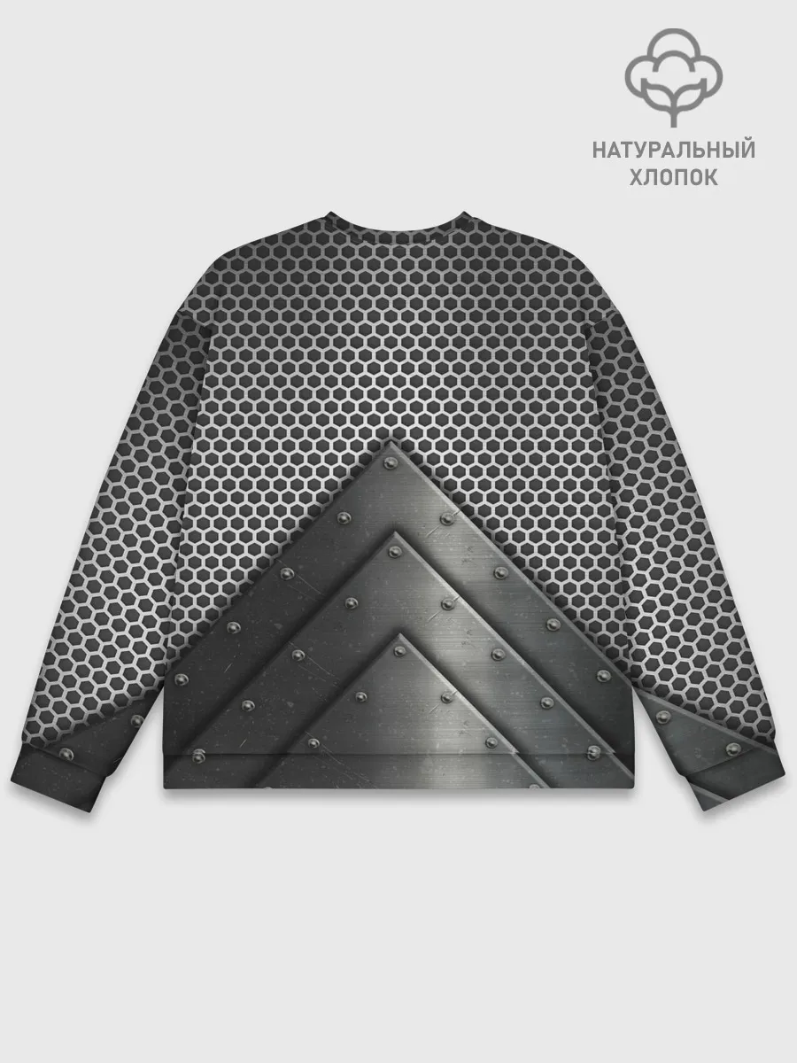 Мужской свитшот базовый / Броня металлическая
