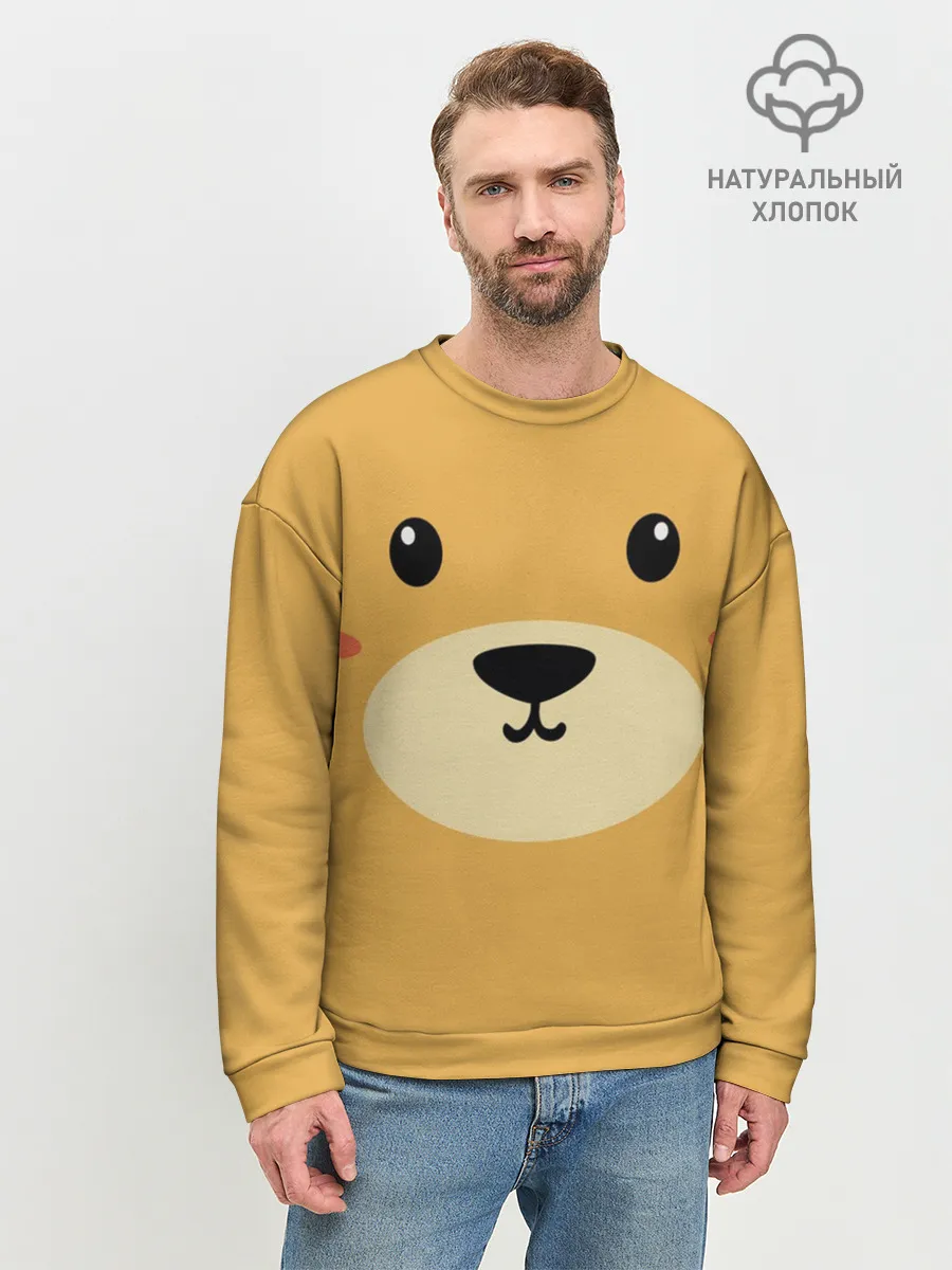 Мужской свитшот базовый / Мишка