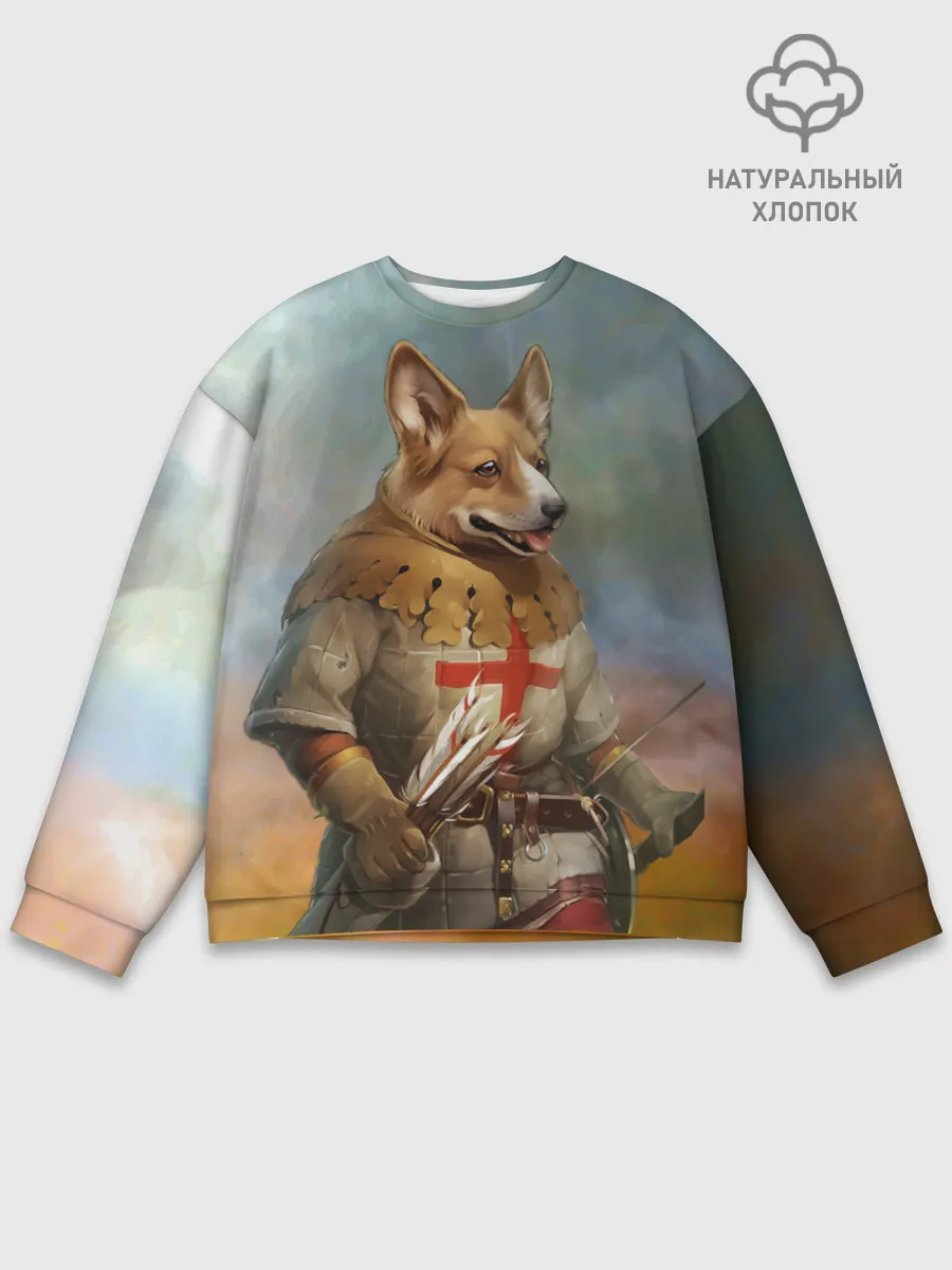 Мужской свитшот базовый / КОРГИ ЛУЧНИК