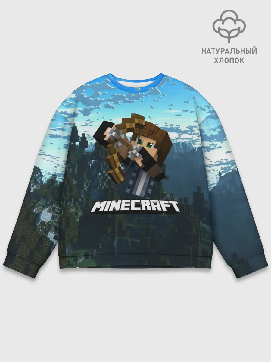Мужской свитшот базовый / Minecraft / Майнкрафт