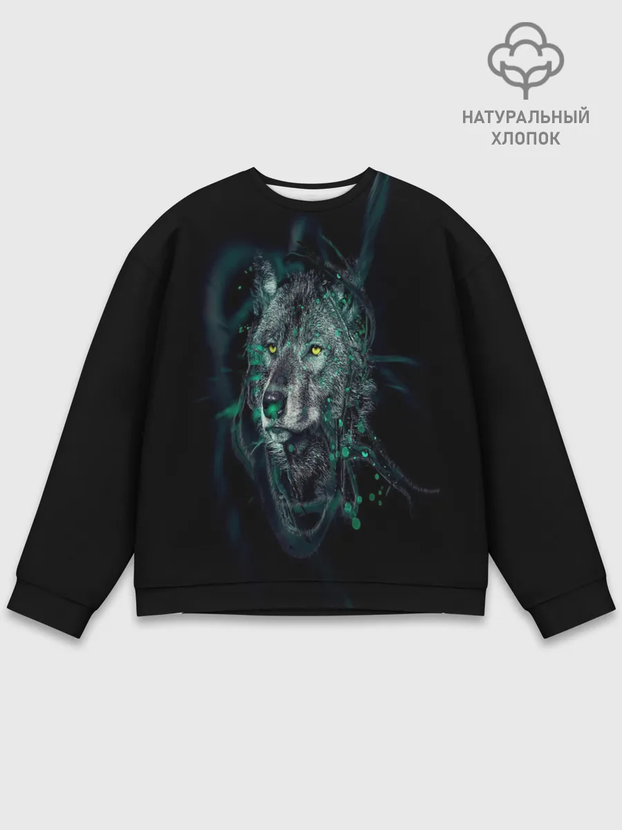Мужской свитшот базовый / ВОЛК
