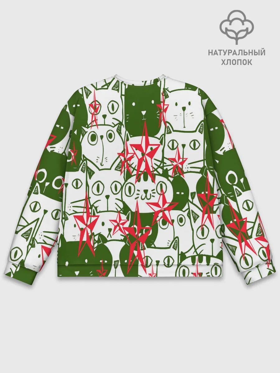 Мужской свитшот базовый / КИСЫ