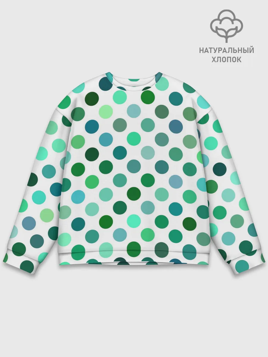 Мужской свитшот базовый / Горох