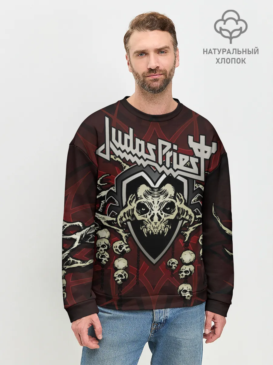 Мужской свитшот базовый / Judas Priest