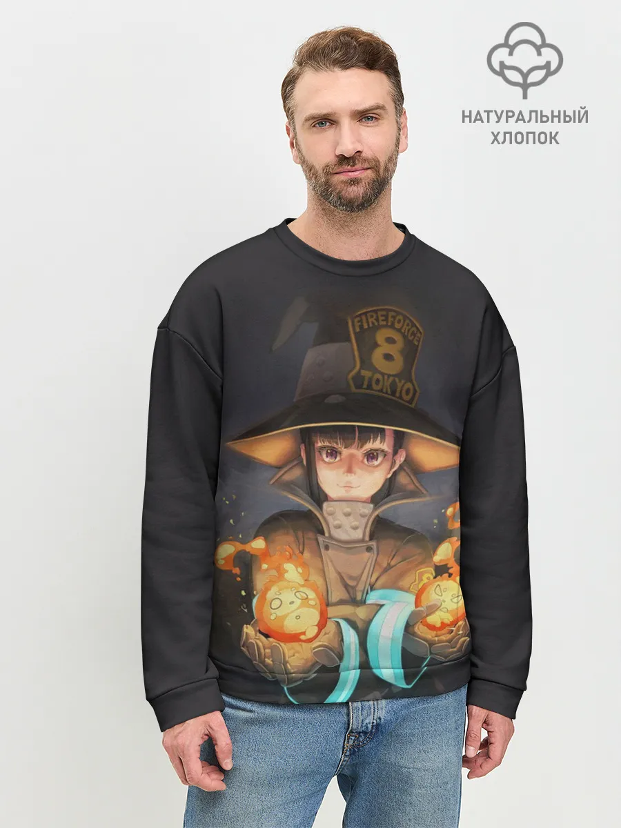 Мужской свитшот базовый / enenno shouboutai Fire Force