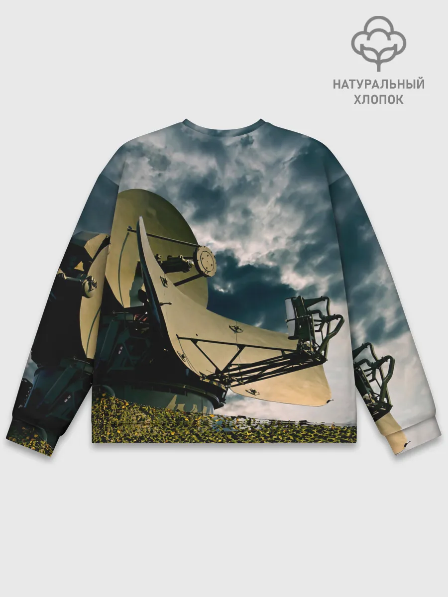 Мужской свитшот базовый / Войска связи