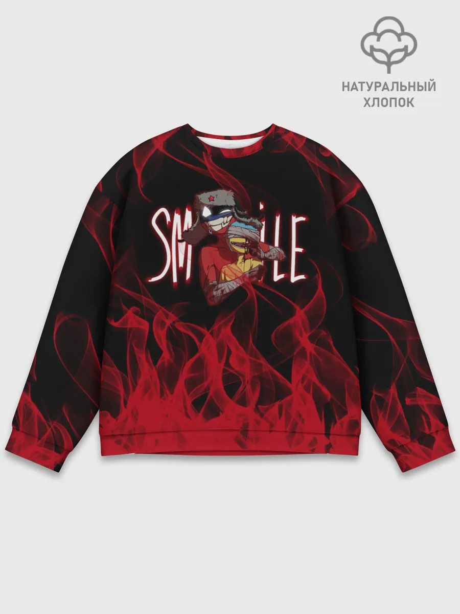 Мужской свитшот базовый / COUNTRYHUMANS.