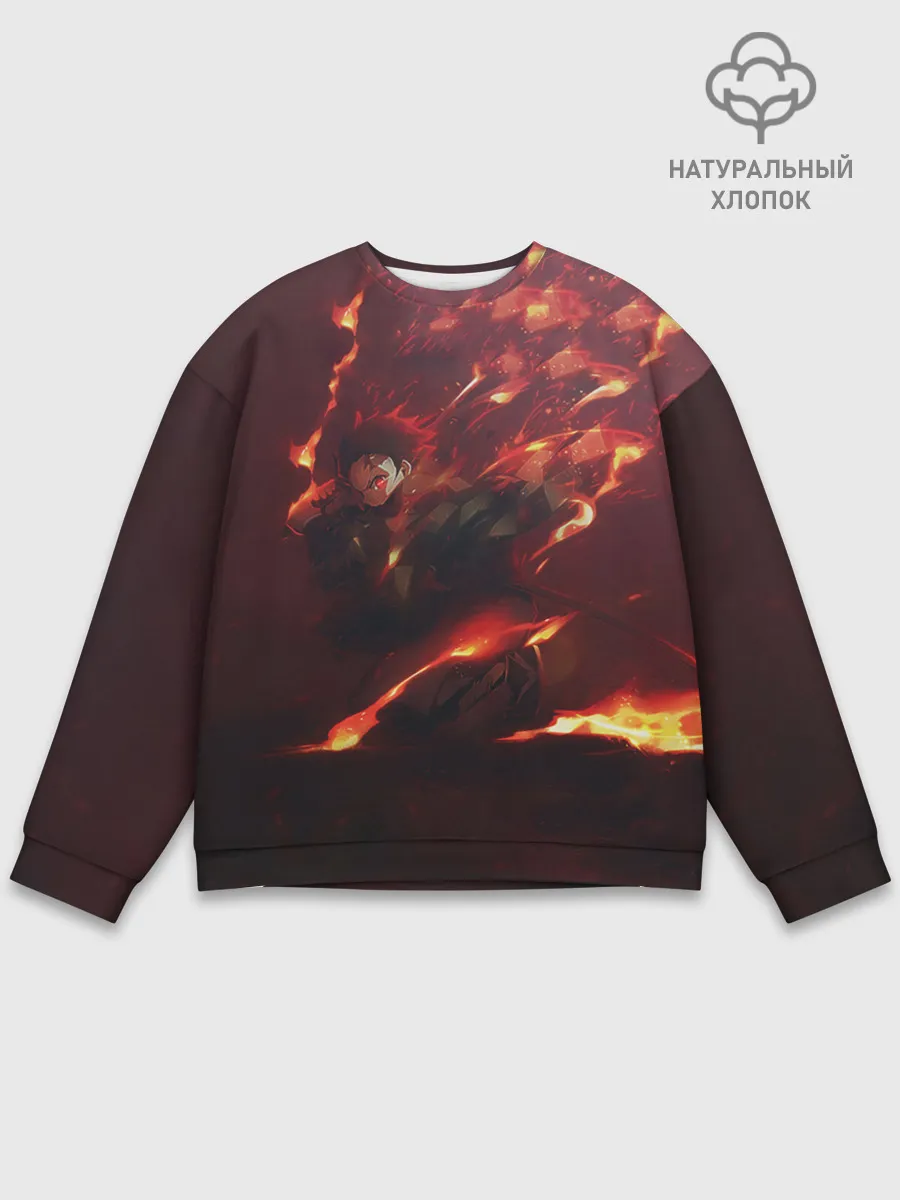 Мужской свитшот базовый / Танджиро Камадо