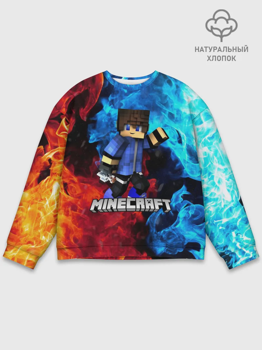 Мужской свитшот базовый / Minecraft / Майнкрафт
