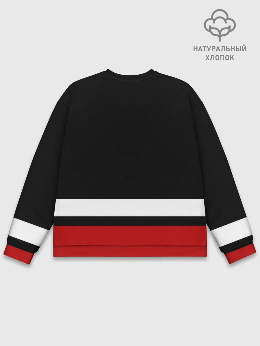 Мужской свитшот базовый / Каролина Харрикейнз