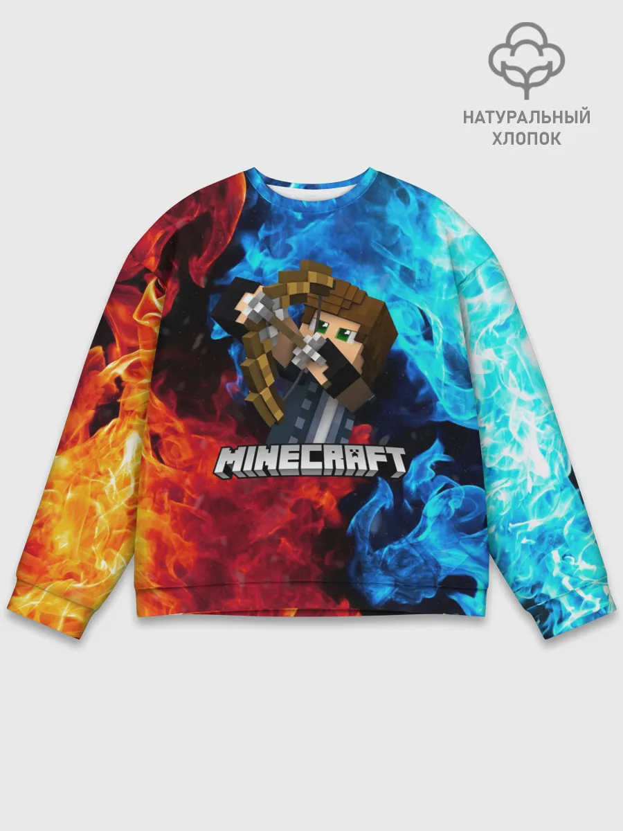 Мужской свитшот базовый / Minecraft / Майнкрафт