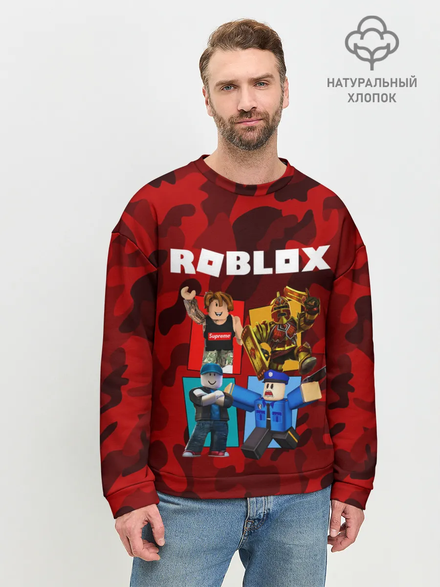 Мужской свитшот базовый / ROBLOX