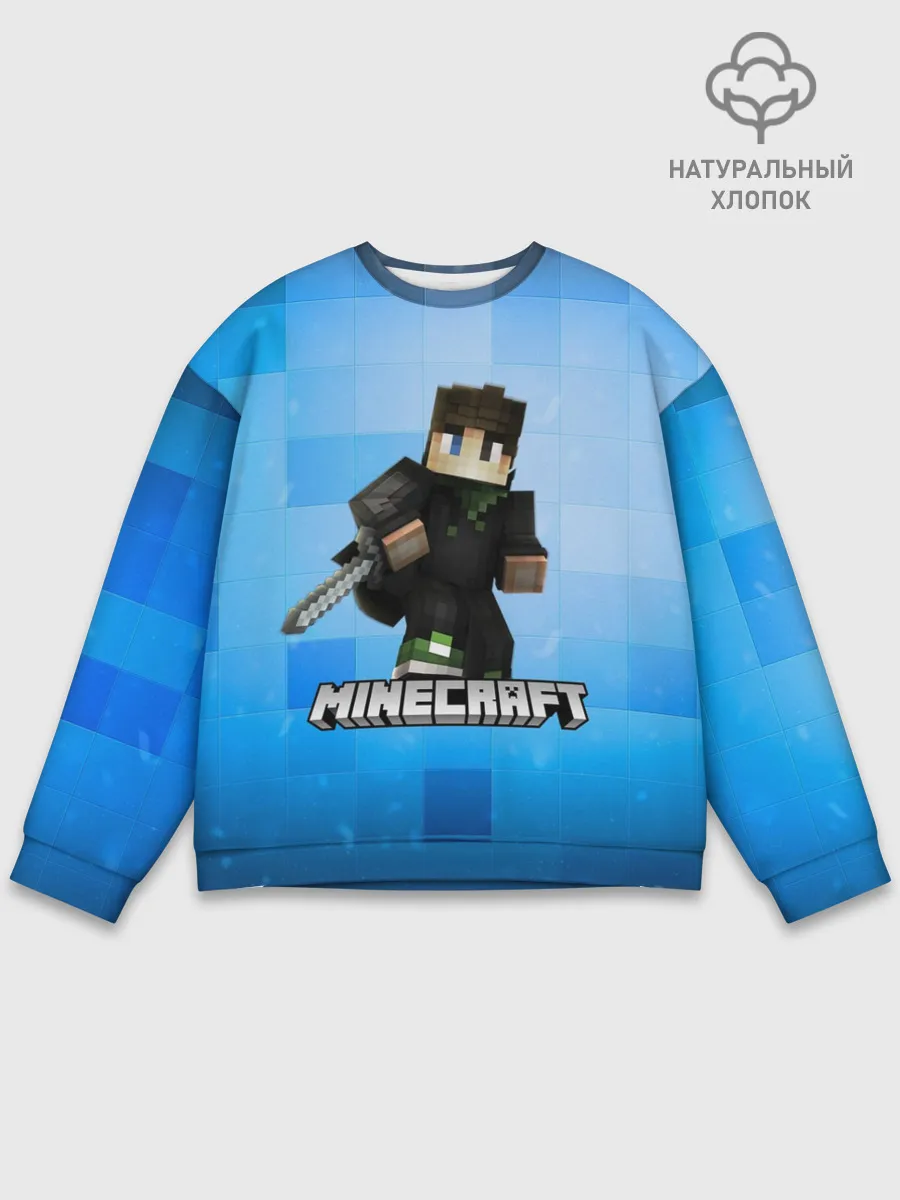 Мужской свитшот базовый / Minecraft / Майнкрафт
