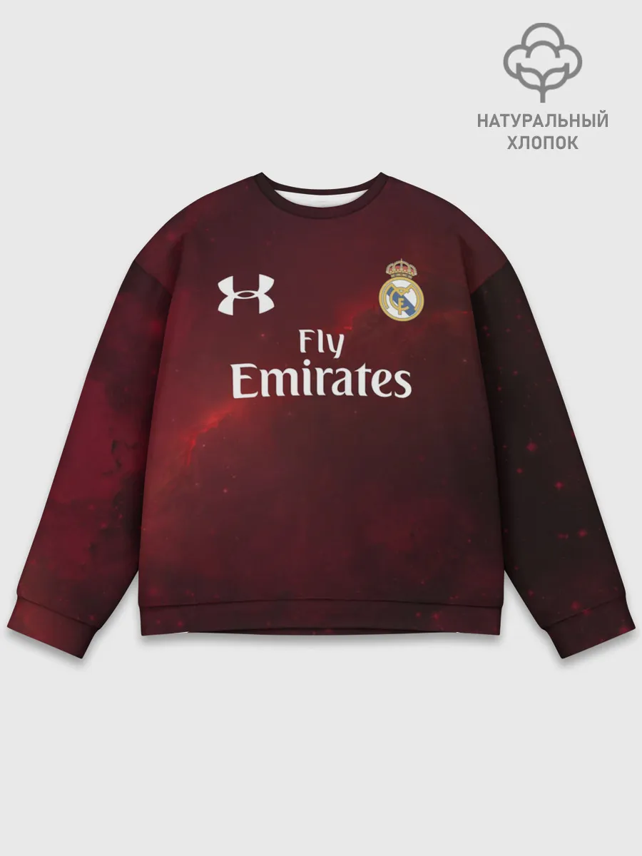 Мужской свитшот базовый / Real Madrid