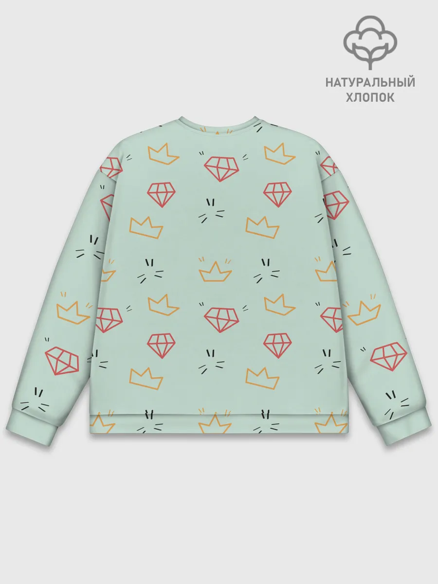 Мужской свитшот базовый / Алмазный арт