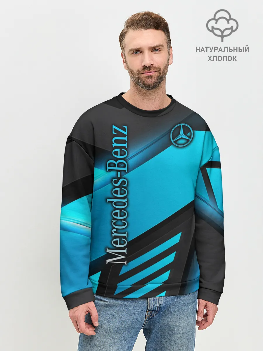 Мужской свитшот базовый / MERCEDES-BENZ | МЭРСЭДЭС